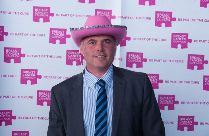 Paul Davies, AM for Preseli Pembrokeshire is backing the fight against breast cancer
